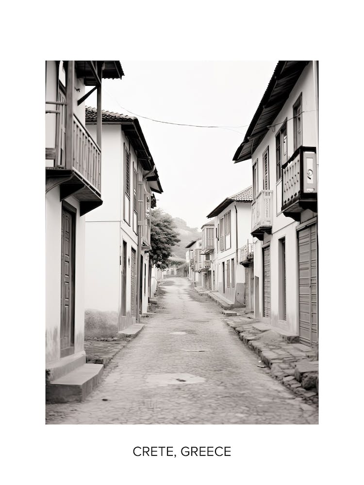 Poster Of Fethiye, Turkey, Photography In Black And White 1