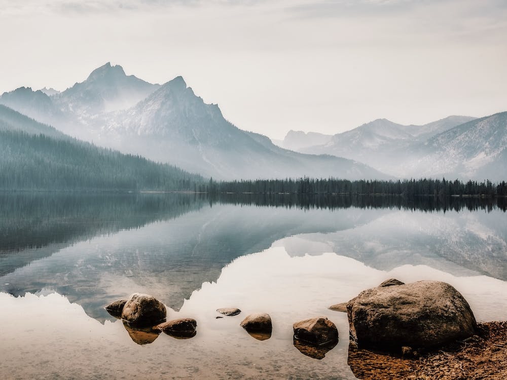 Mountain Lake Reflection
