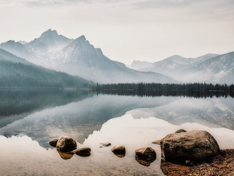 Mountain Lake Reflection