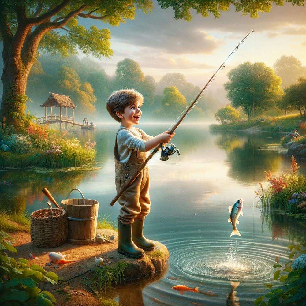 Boy Fishing