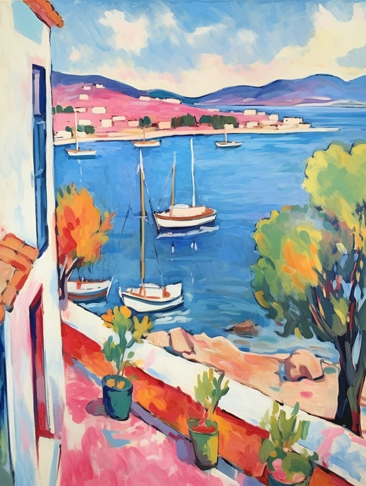 Bodrum Turkey 2 Fauvist Painting