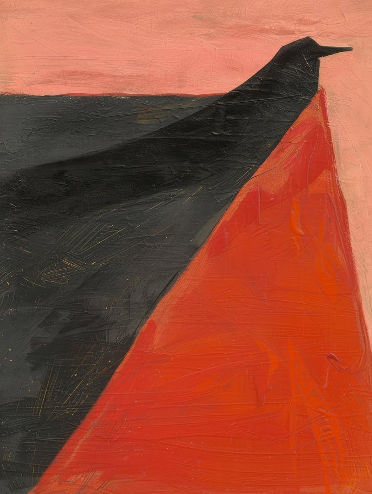 Corbeau Abstrait