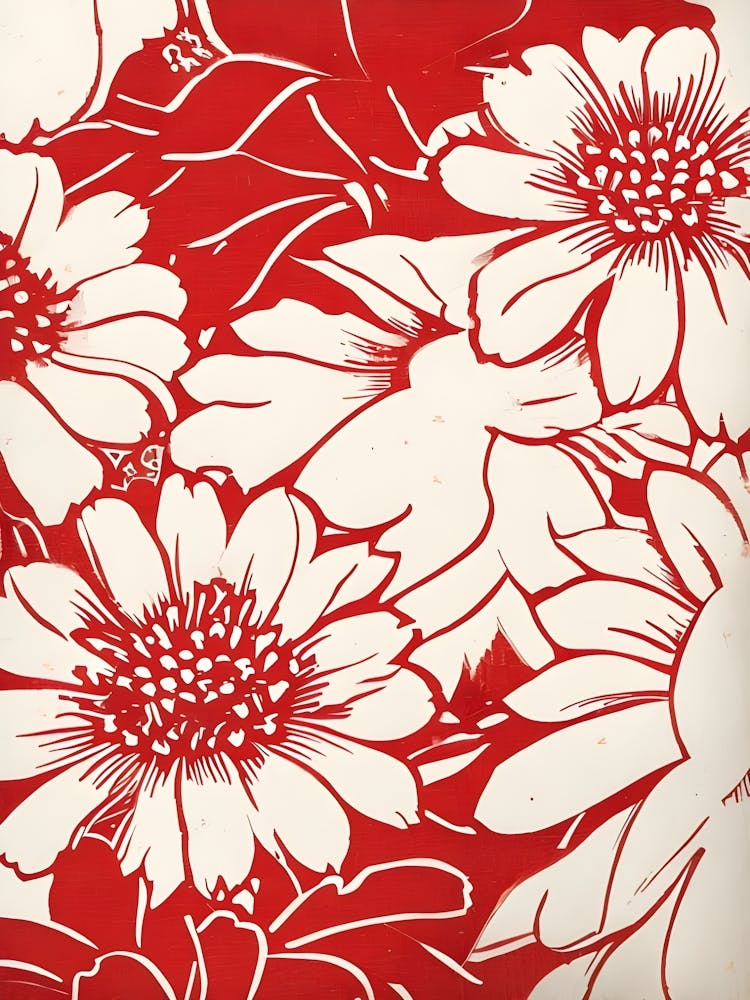 Red And White Flowers 5