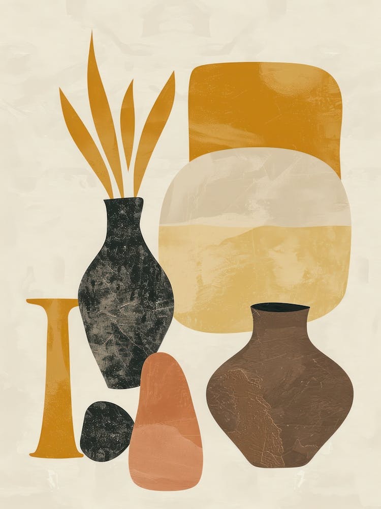Abstract Objects Flat Illustration 3