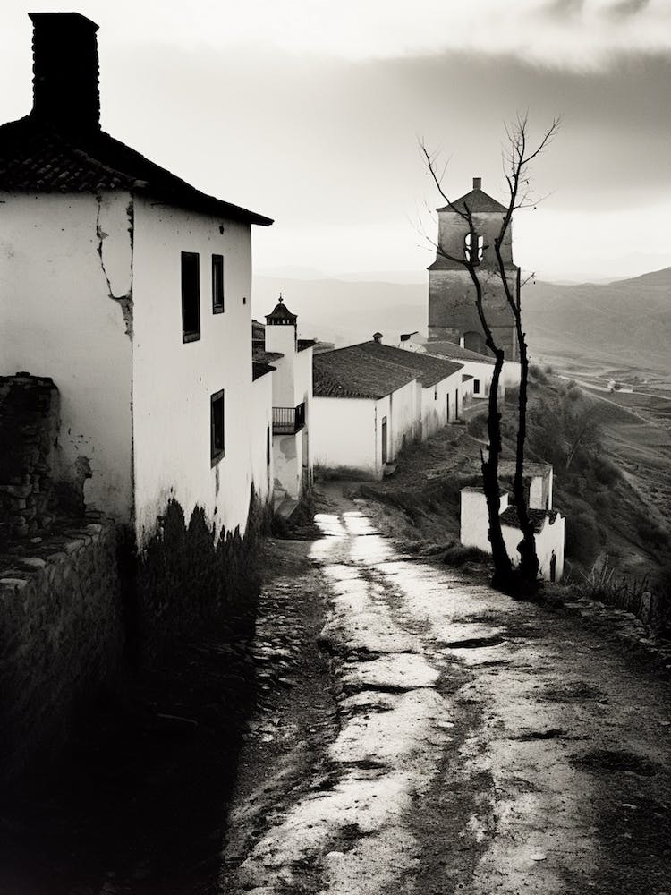 Ronda, Spain, Black And White Analogue Photography 3