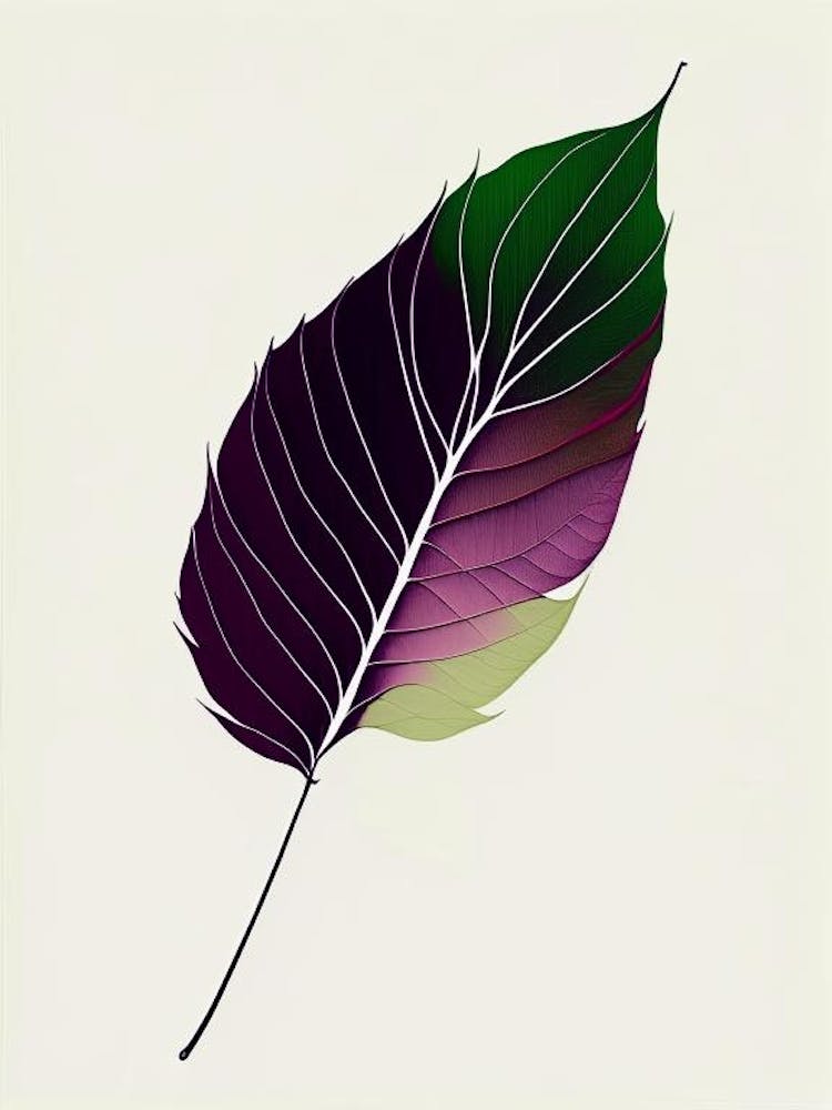 Basil Leaf Abstract