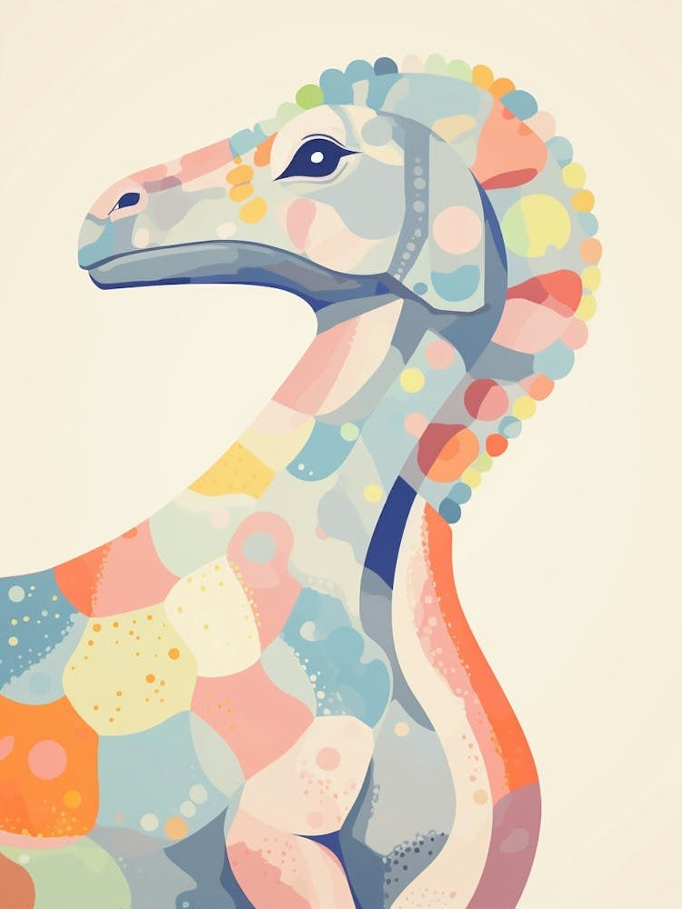 Colourful Dinosaur Corythosaurus 1