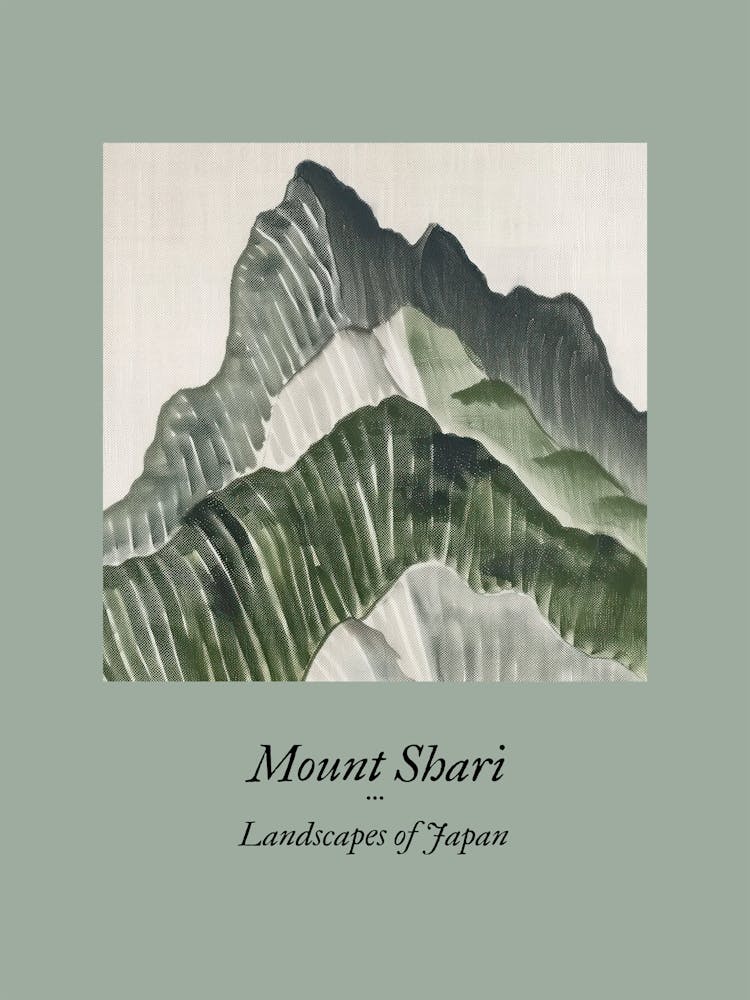 Landscapes Of Japan Mount Shari 66