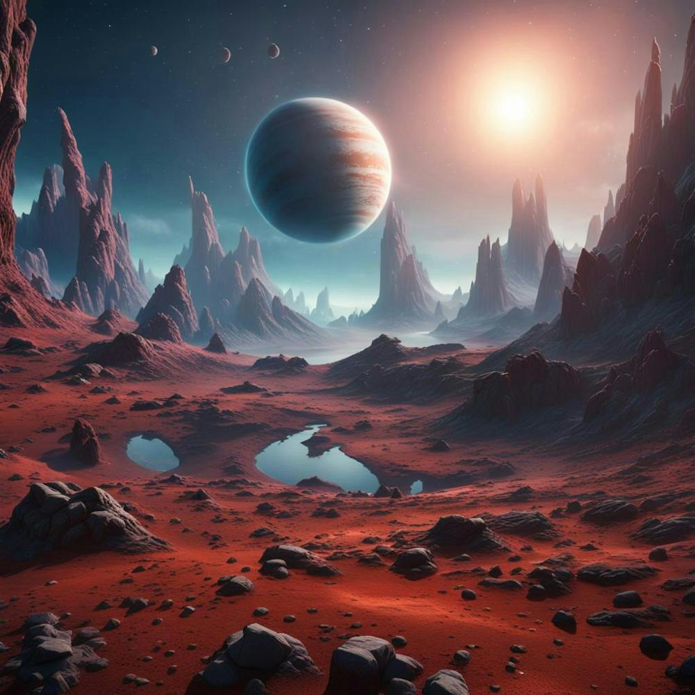 Weltraumlandschaft