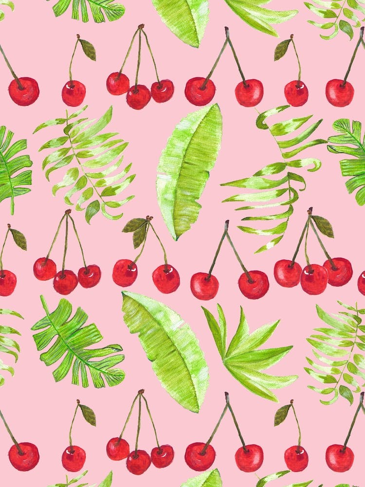 Cherry And Leaves 2