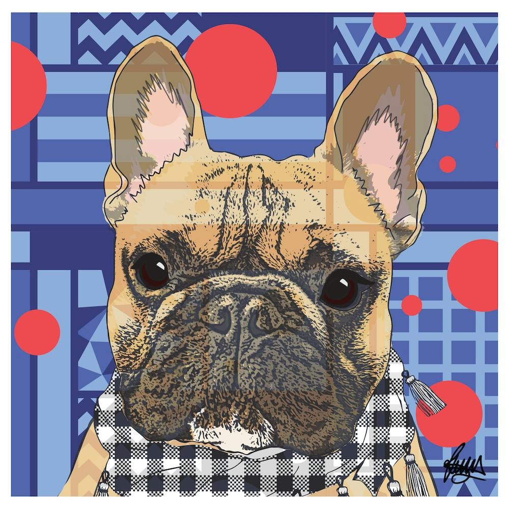 Eroc French Bulldog Square