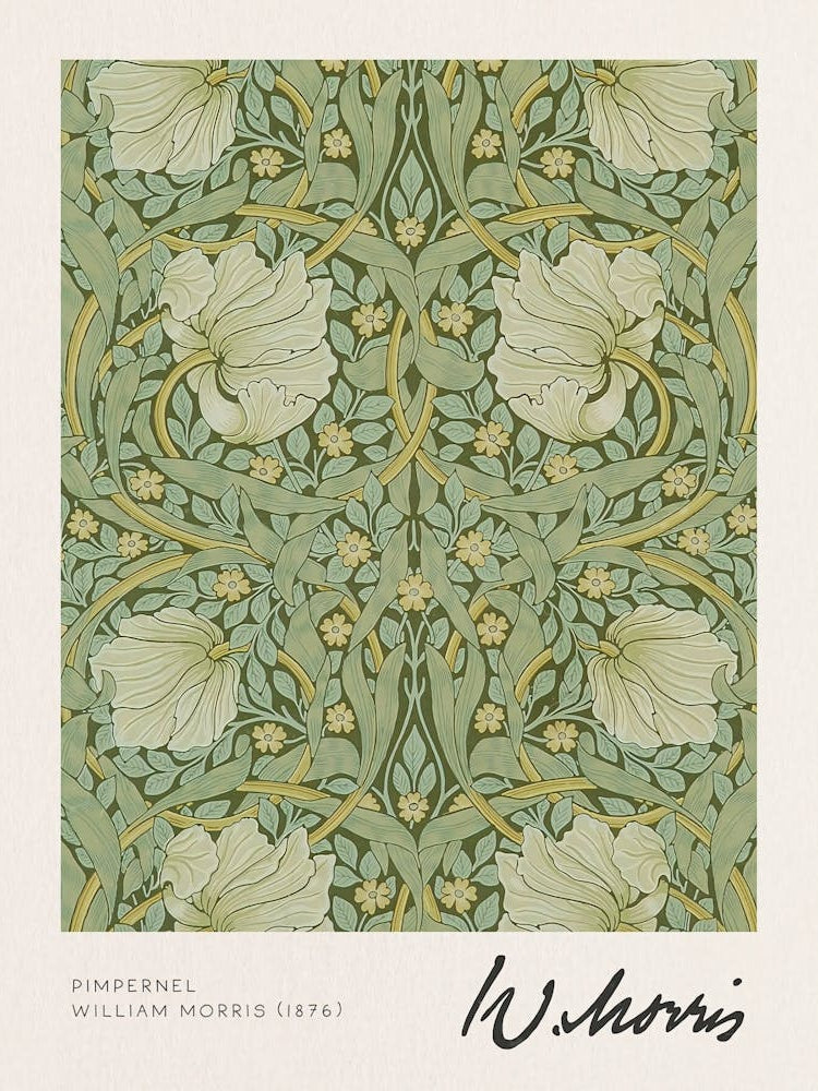 William Morris, Pimpernel, William Morris Signature