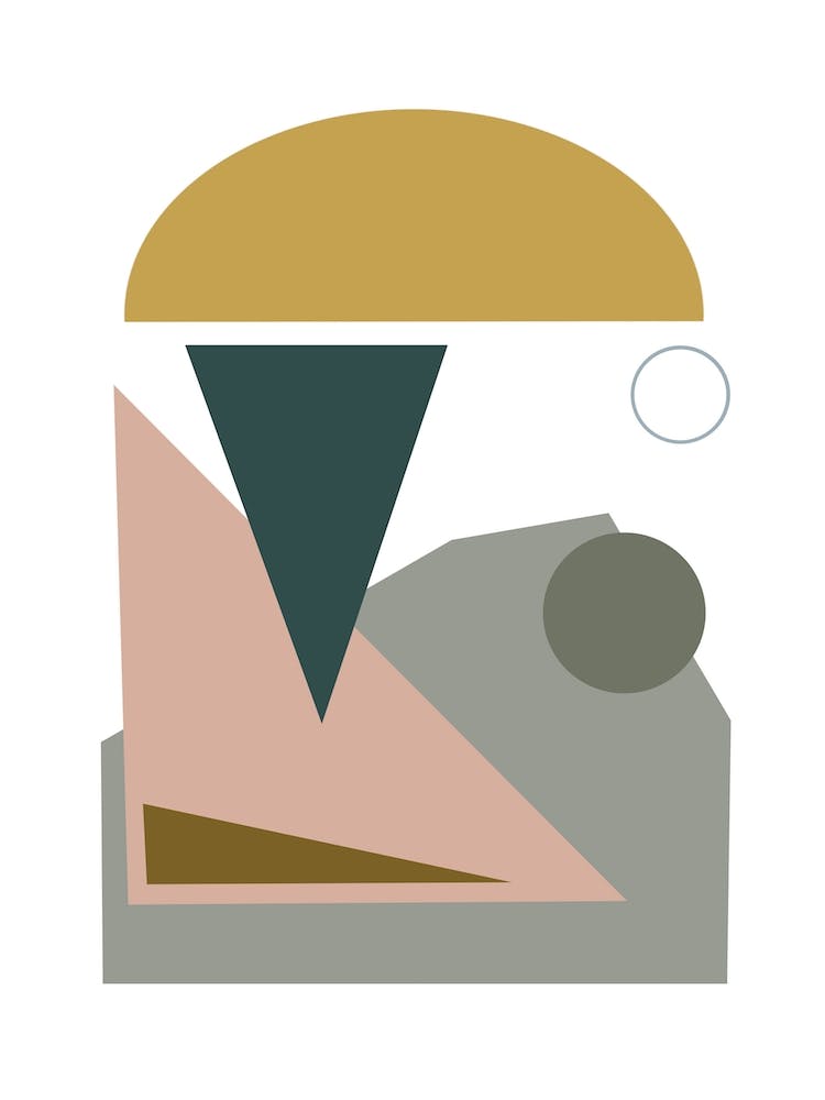 Yellow Dome Abstract