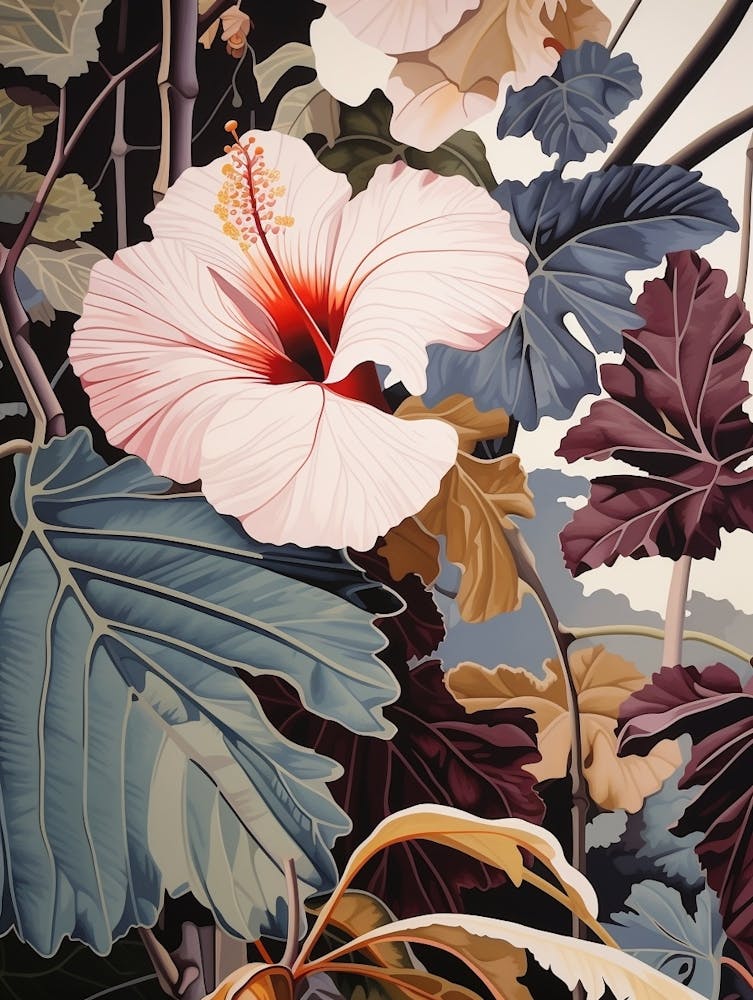 Flower Illustration Hibiscus 4