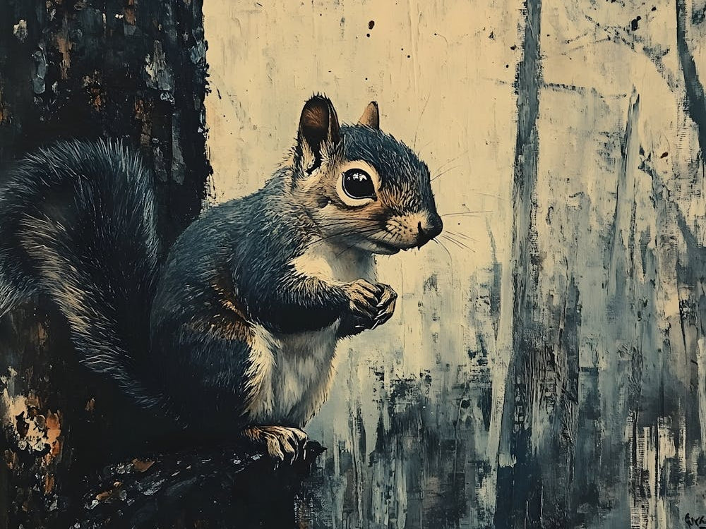 Squirrel In The Woods 2