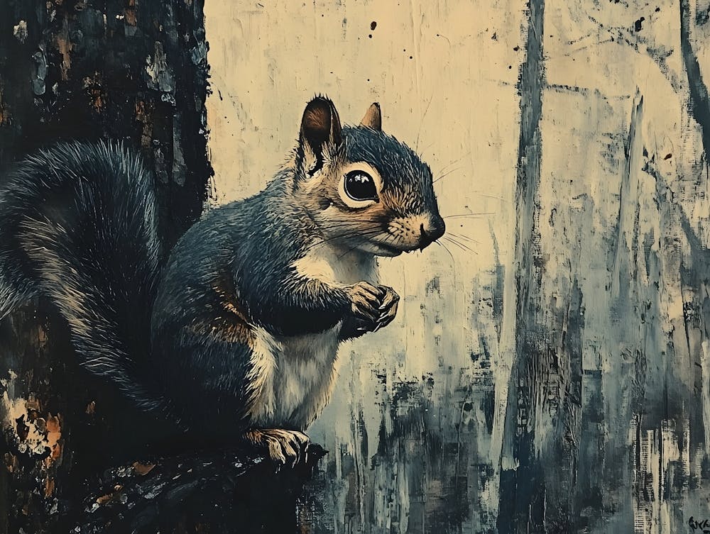 Squirrel In The Woods 2