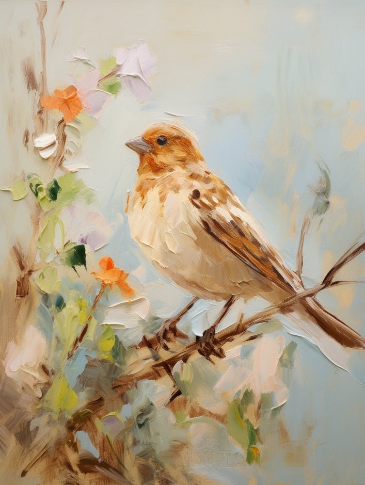 Bird Painting Finch 4