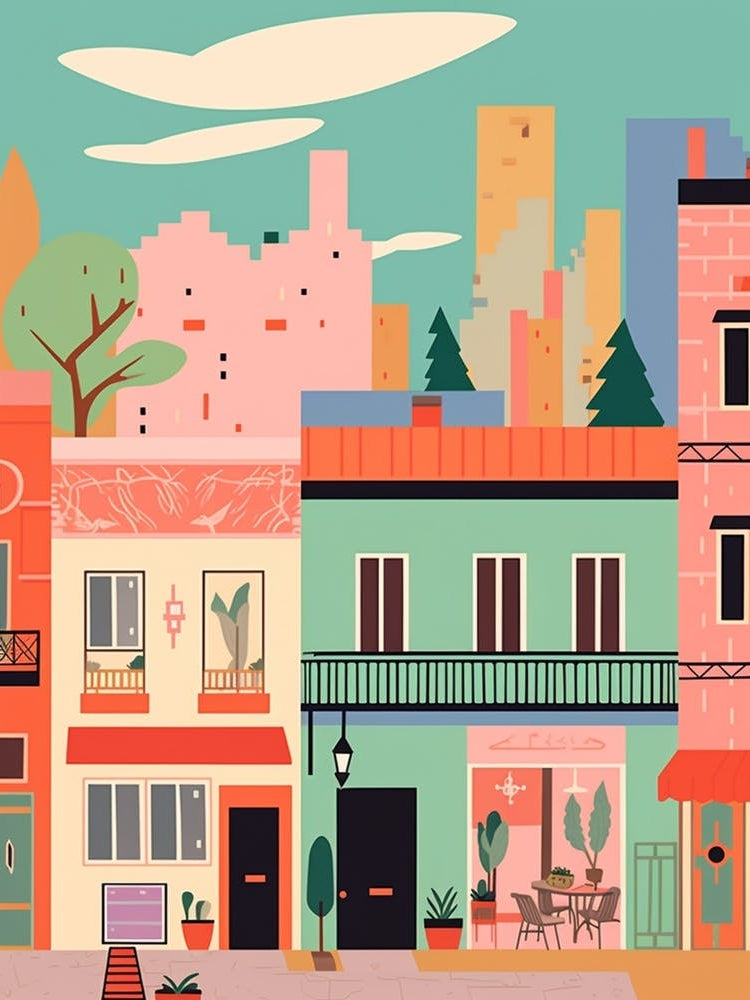 Puerto Rico 2 Travel Illustration