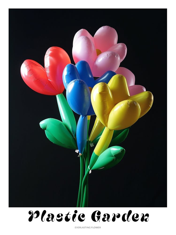 Bright Inflatable Flowers Poster Everlasting Flower 3