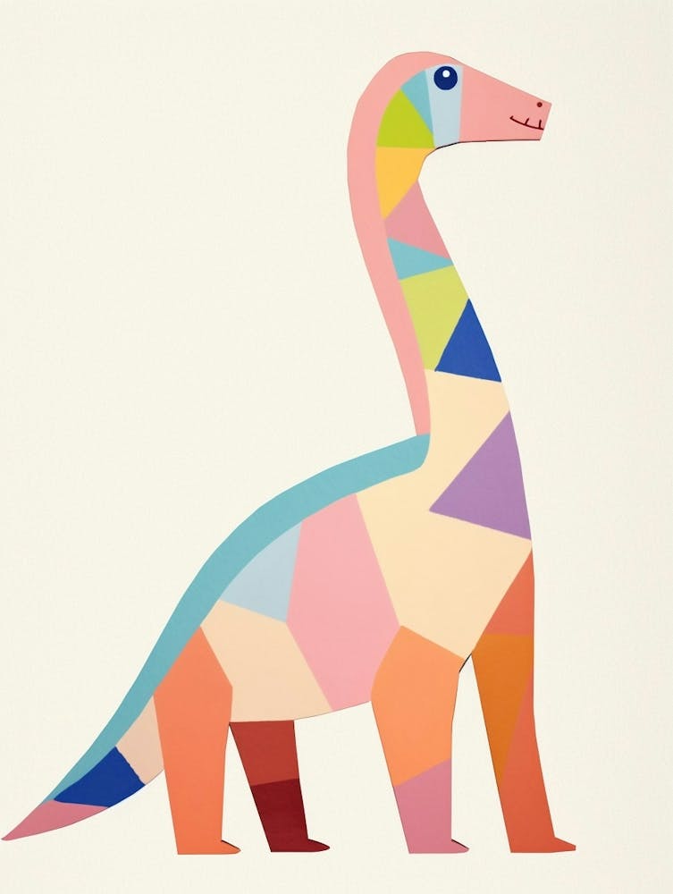 Art Dinosaure pour Chambre d'Enfant Hadrosaure 2