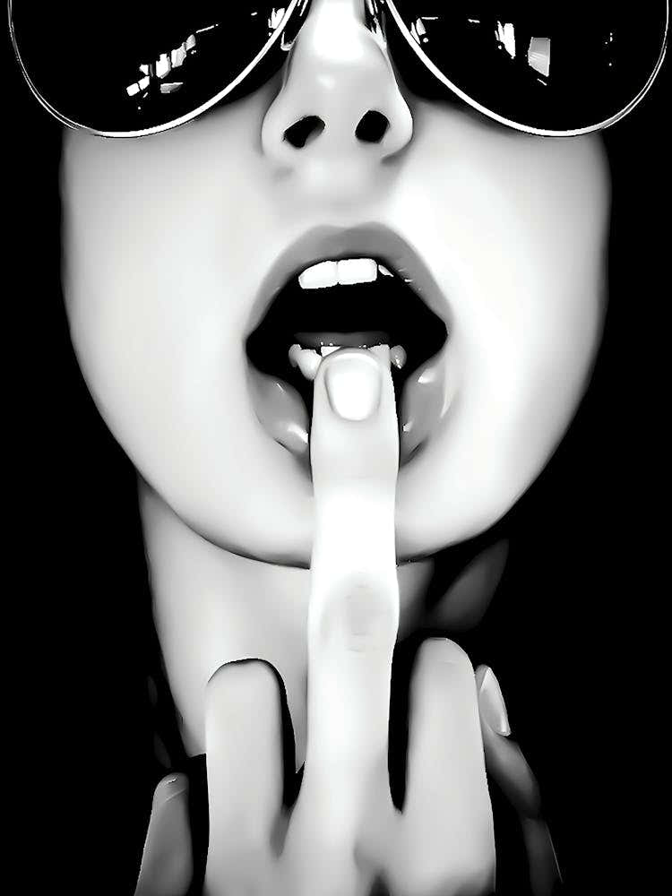 Middle Finger Print, Feminist Poster, Black And White, Fuck Off, Teen Girl Room Decor, Y2k Wall Art, Hypebeast Room Decor