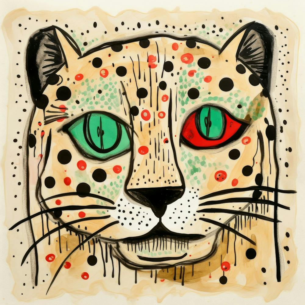 Abstract Snow Leopard 1