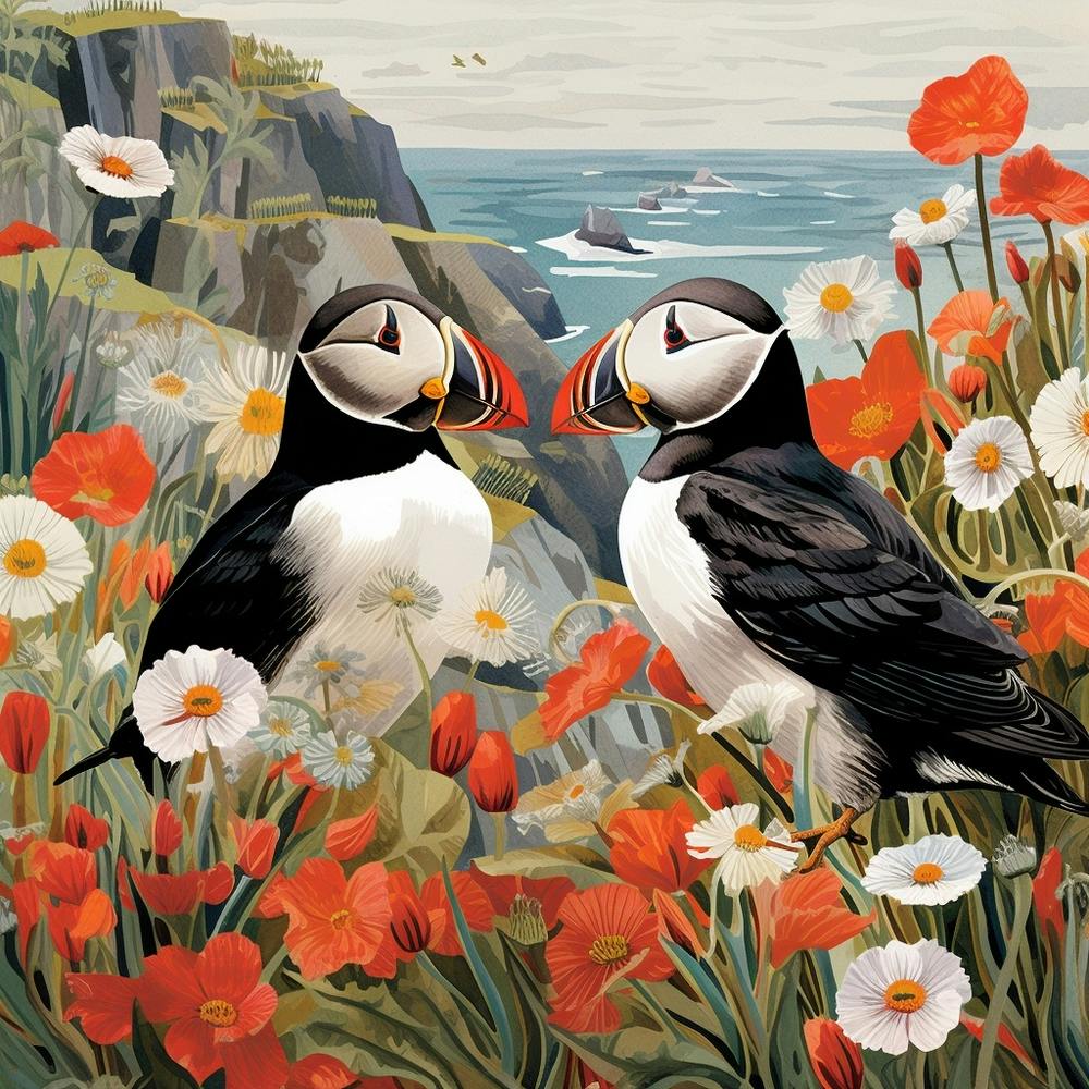 Bird In Nature Puffin 1