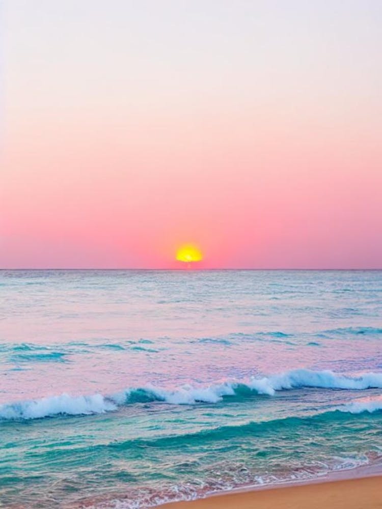 Bávaro Beach, Dominican Republic Pink Photography 2