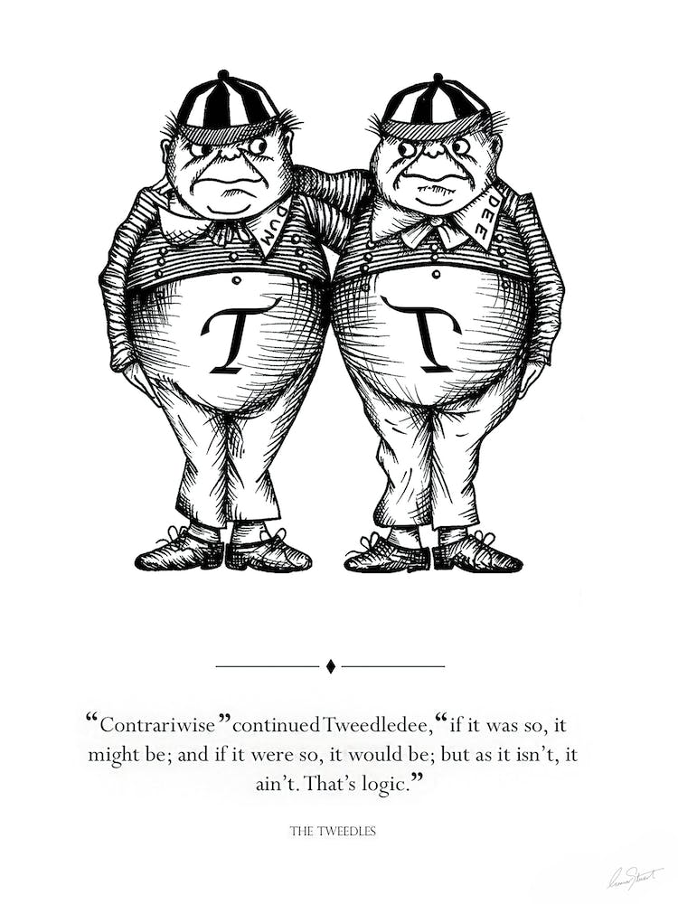 Alice In Wonderland The Tweedles