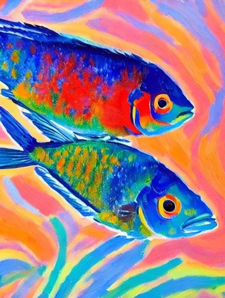 Dottyback II Matisse Inspired