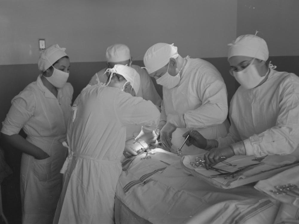 Operation At The Cairns General Hospital At The Fsa (Farm Security Administration) Farmworkers Communi 1