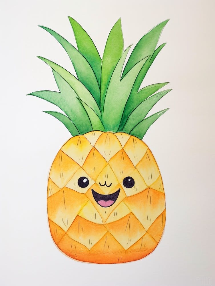 Freundliche Kinder-Ananas 1