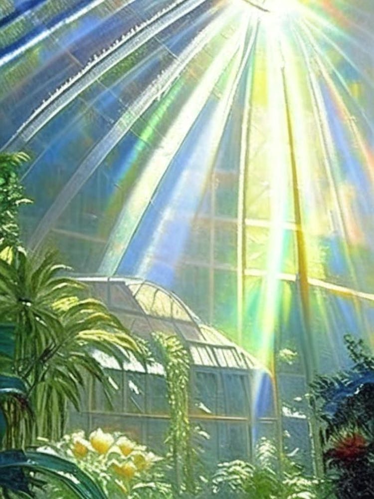 Muttart Conservatory, Canada Classic Painting