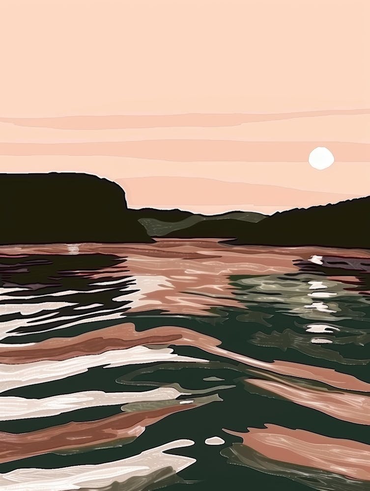 Sunset On The Lake 4