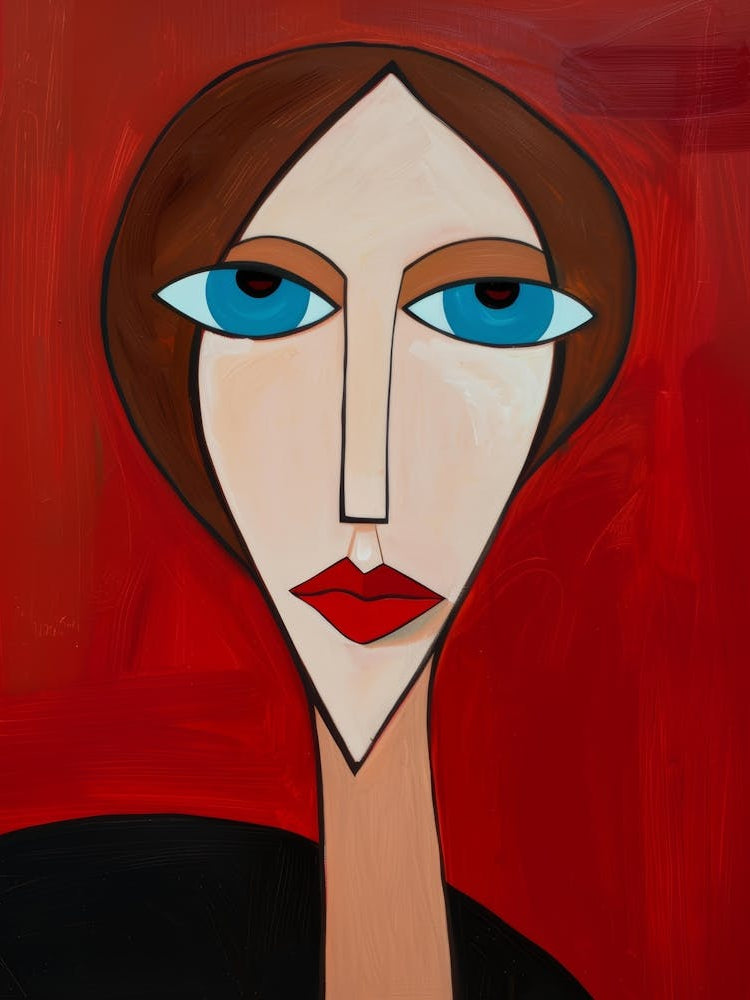 Woman With Blue Eyes 6
