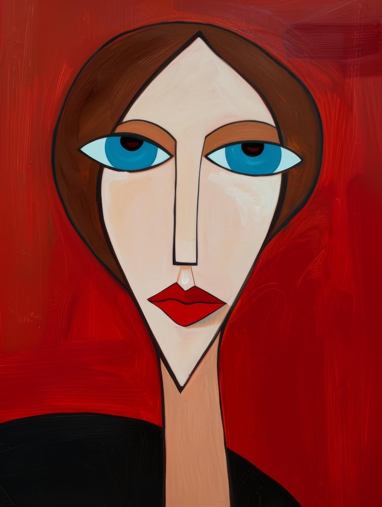 Woman With Blue Eyes 6