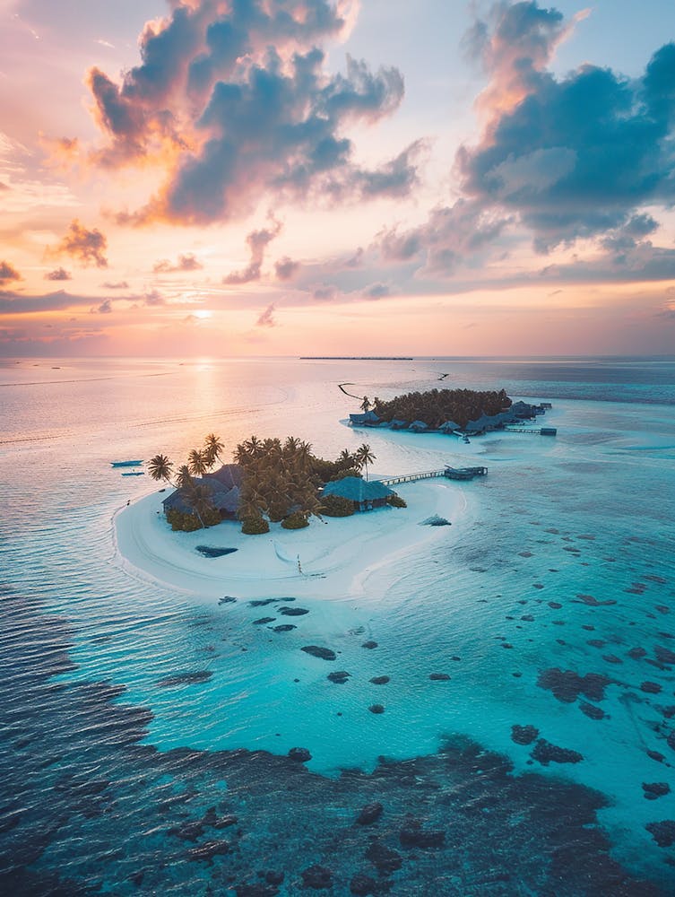 Sunset In The Maldives 1