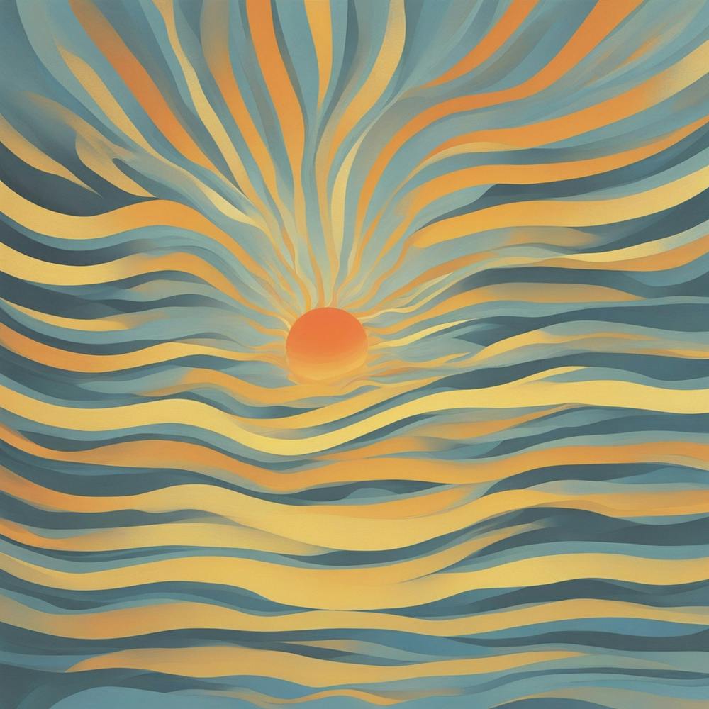 Sunrise Over The Ocean