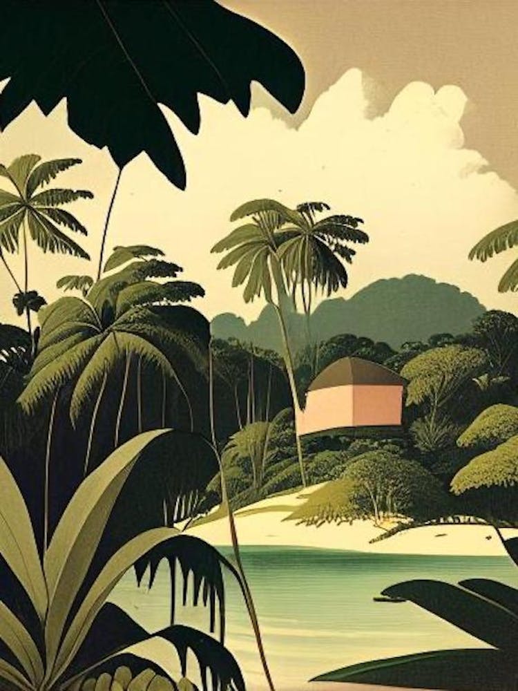 San Blas Islands Panama Rousseau Inspired Tropical Destination