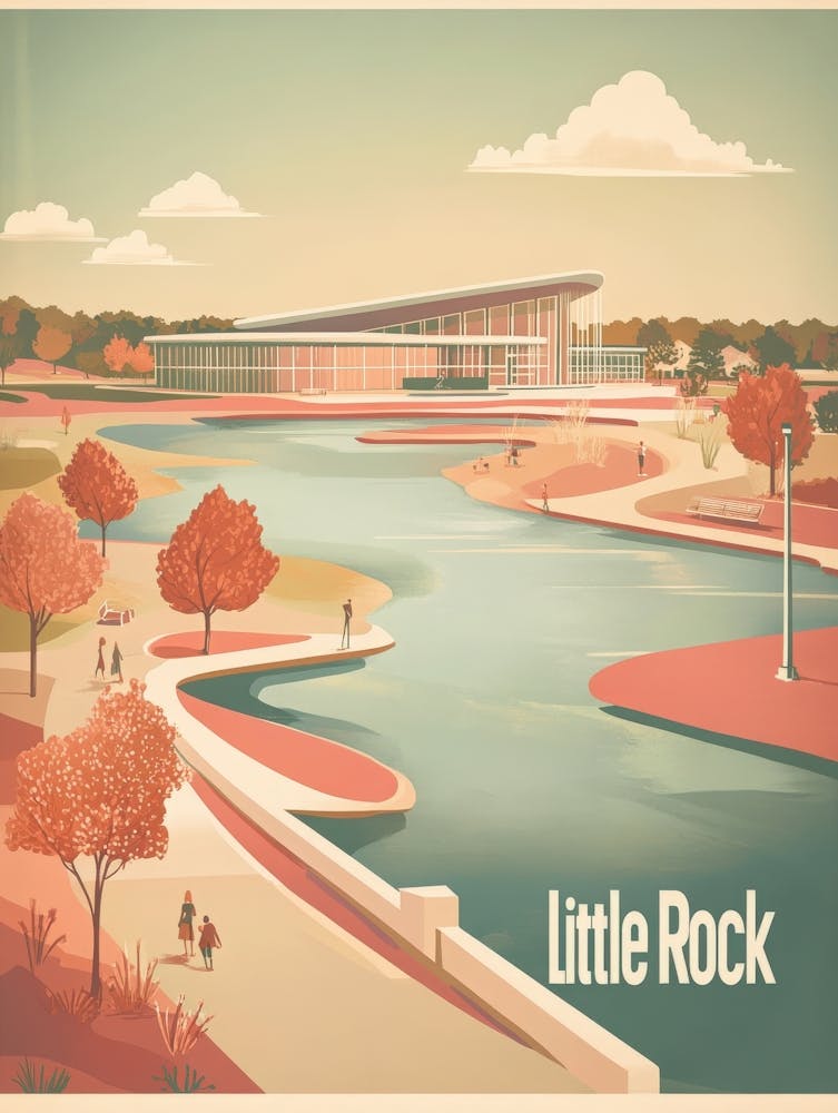 Aihrgdesign A Classic 1960s Travel Poster For Little Rock Sho 01eb2944 8e01 4b01 A016 A1677399c874 0