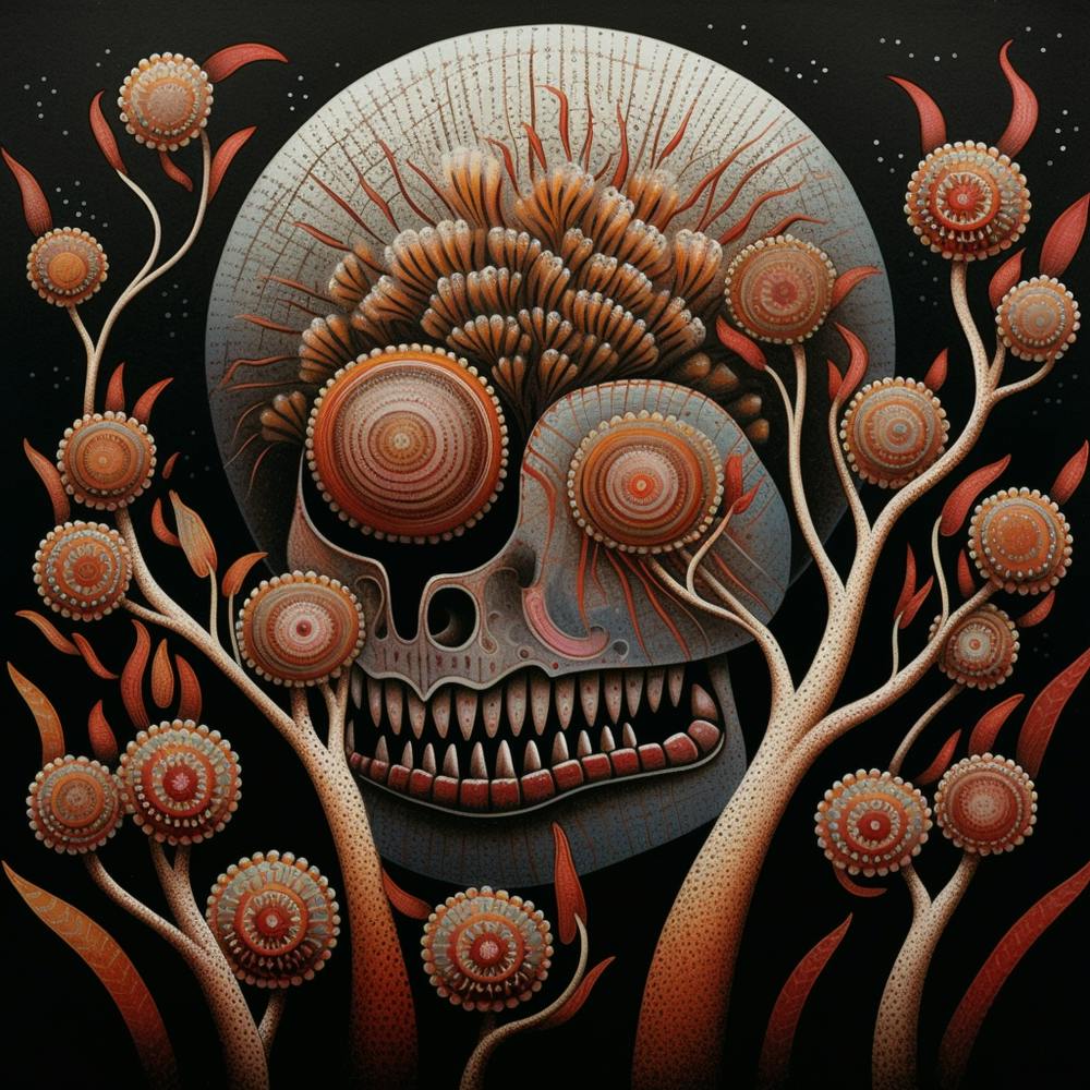 Skull In The Woods