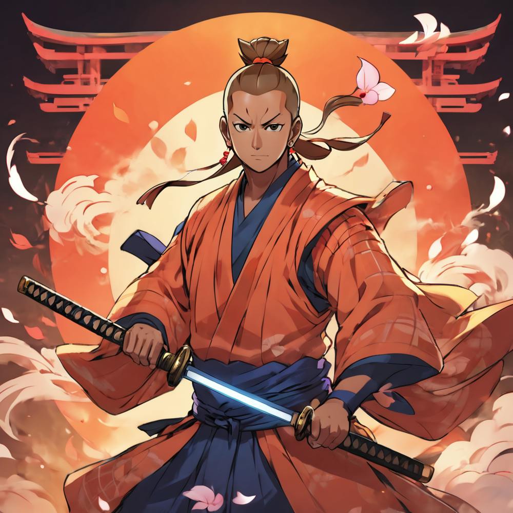 Yogi Adityanath as a Samurai