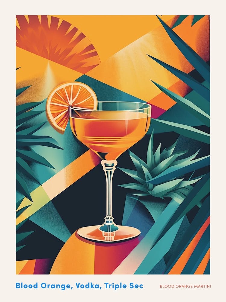 Art Deco Paloma Inspired 4 Poster