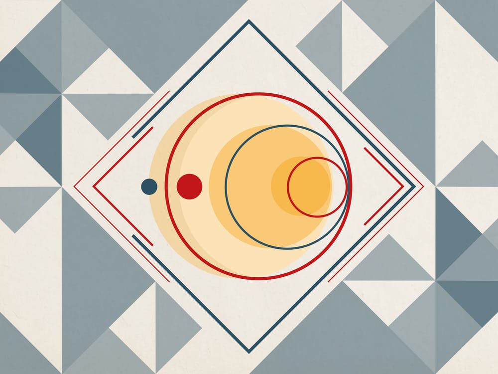 Bauhaus Mond & Sonne