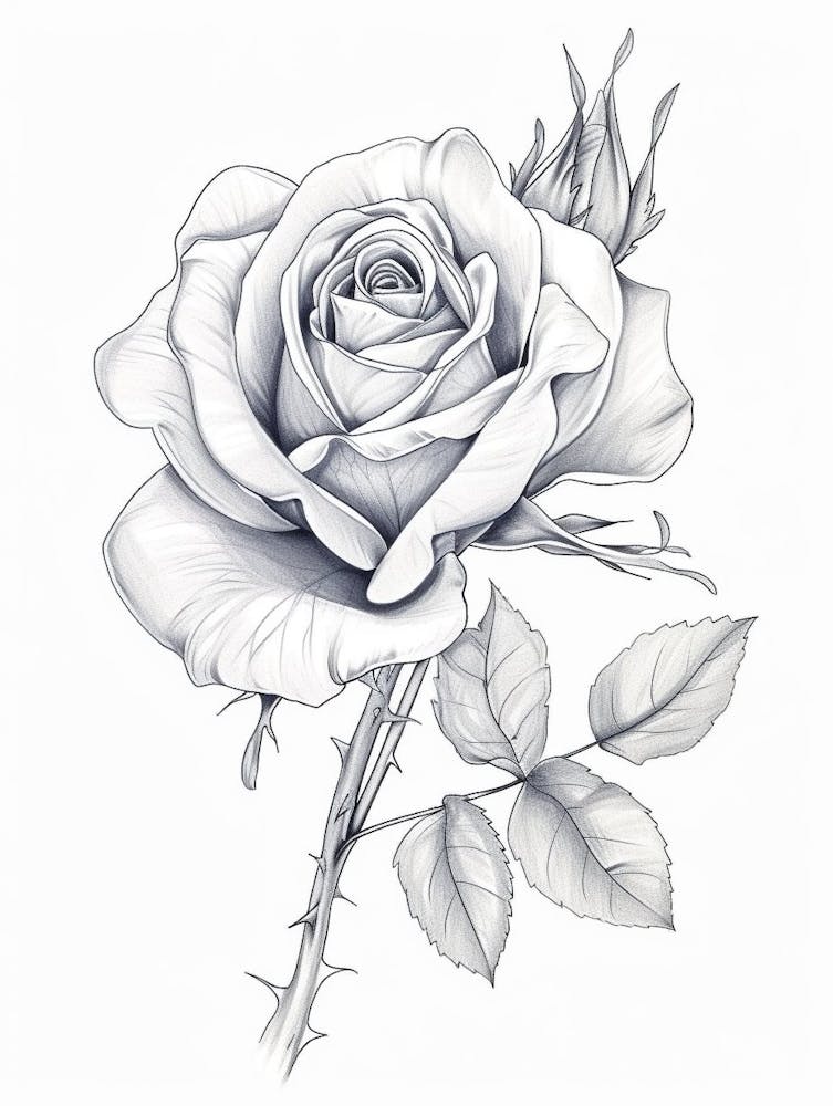 Roses Sketch 29