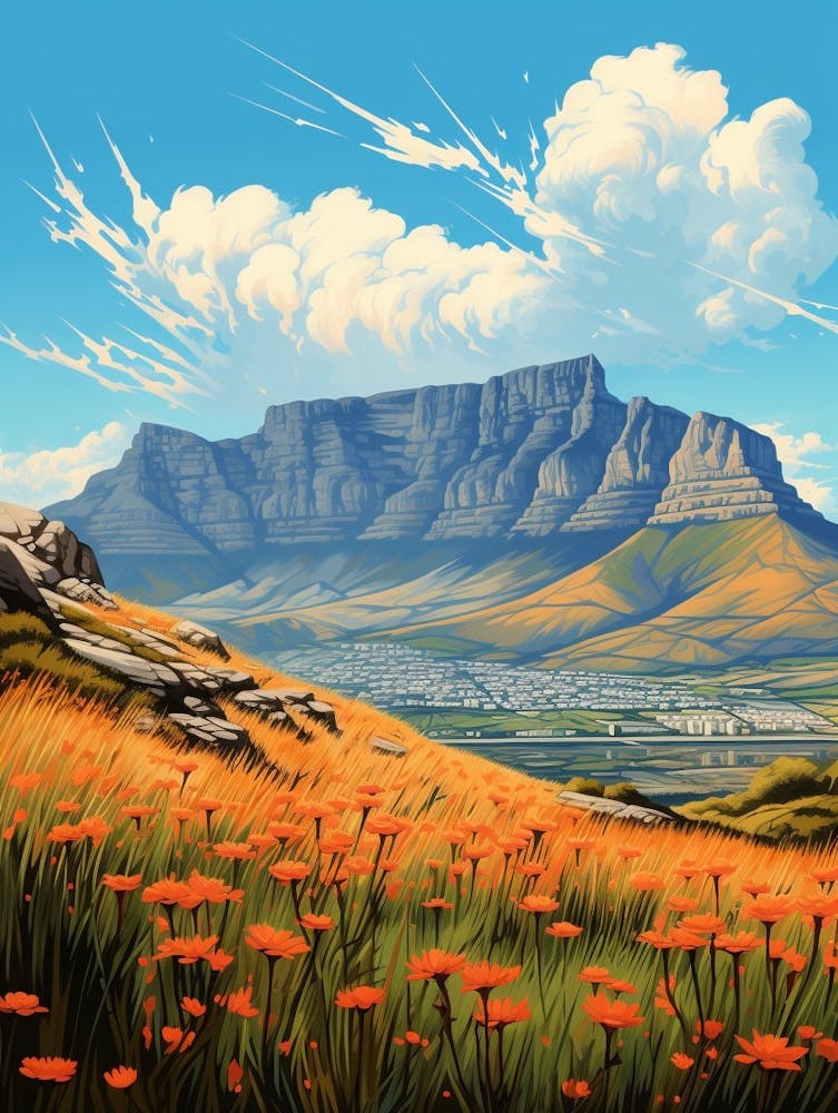 Table Mountain Cartoon 1