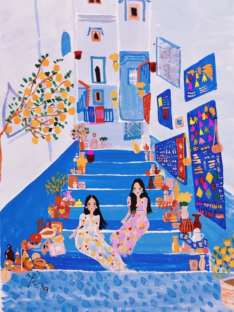 Friends In Chaouen