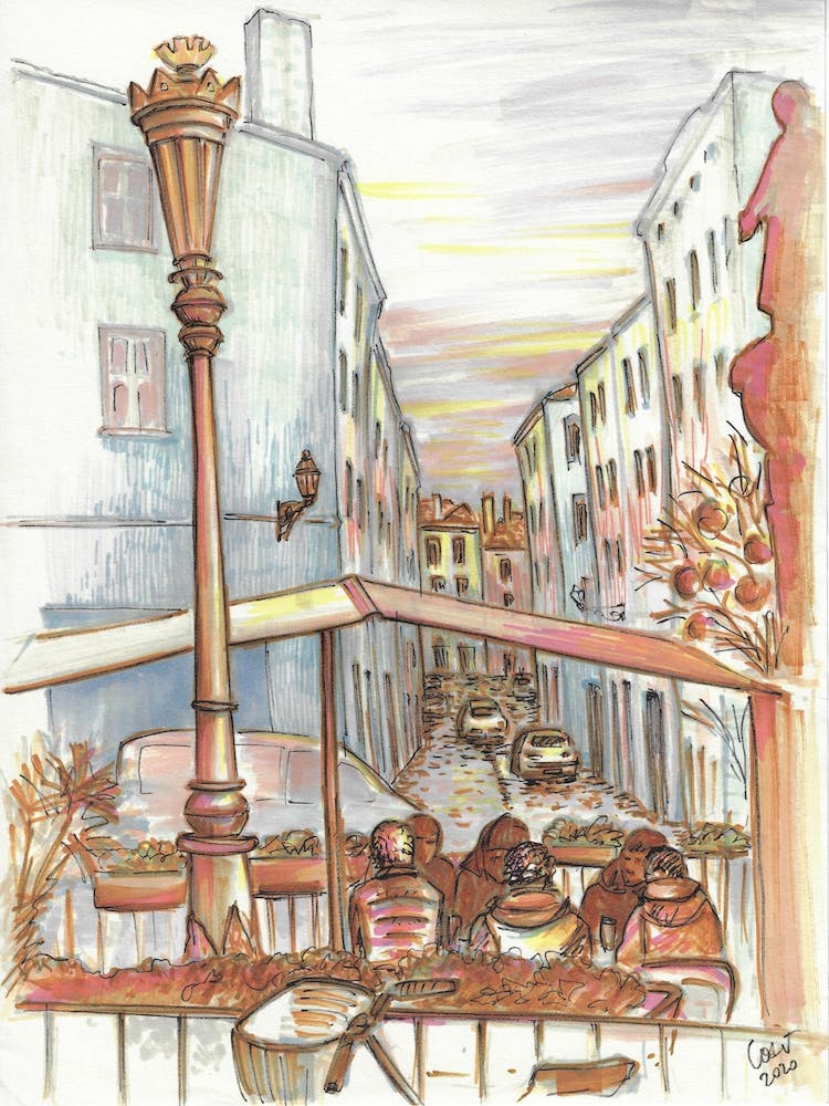 Strolling Lyon Fourviere Streets
