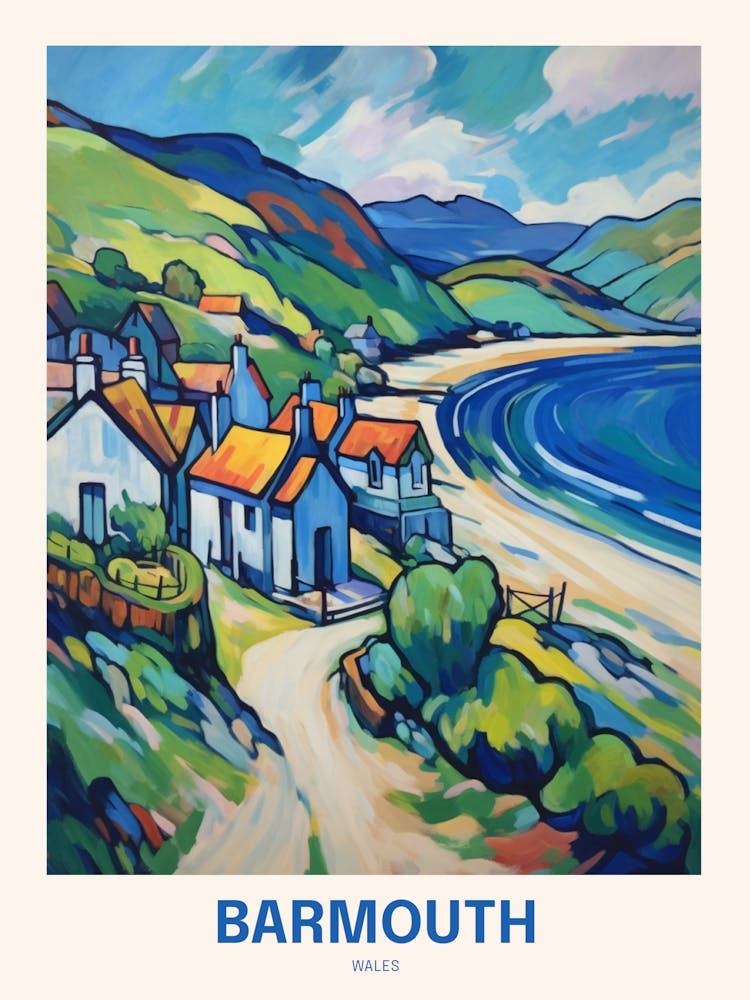 Barmouth Wales 7 Uk Travel Poster