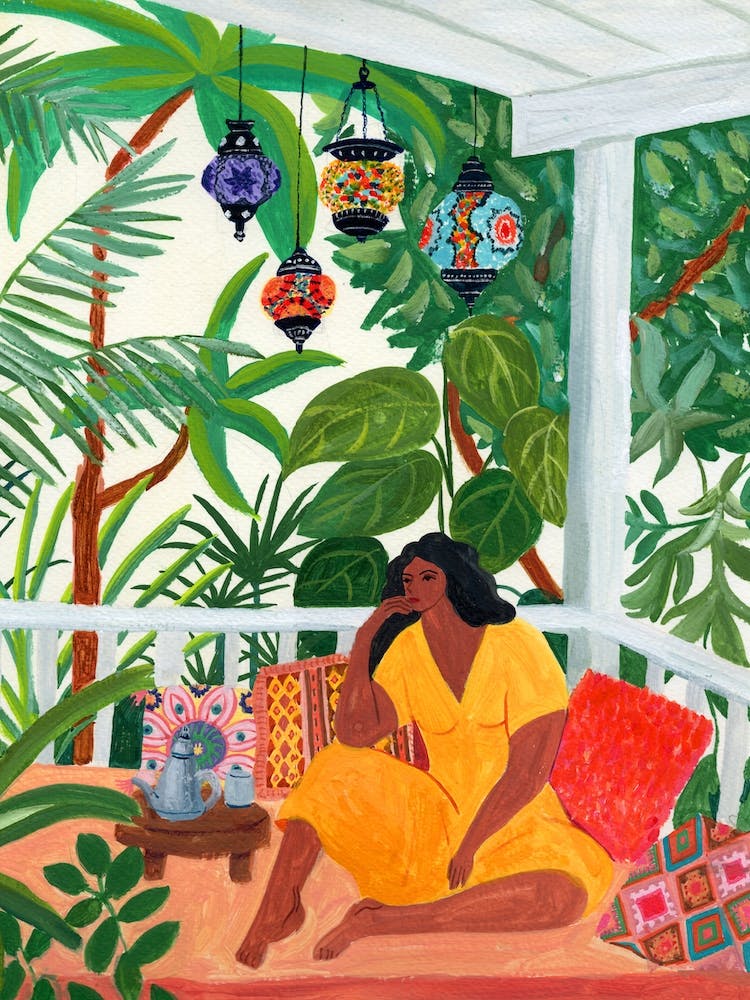 Resting In The Forest